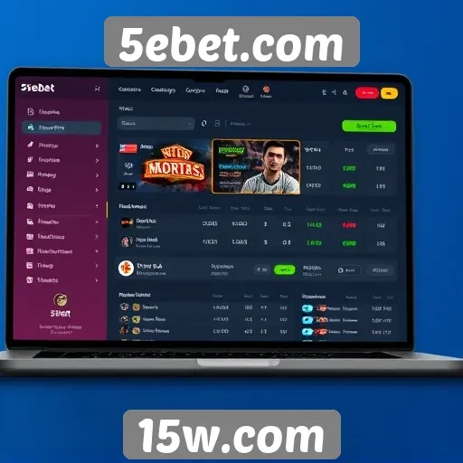 Avaliação da interface do usuário do 5ebet.com